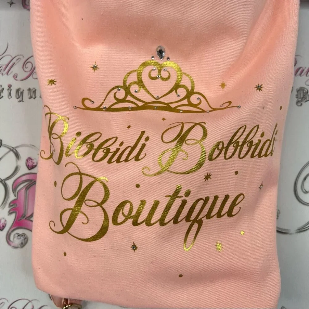 Disney parks bag peach Pink Bibbidi Bobbidi Boutique Bag Cinderella princess